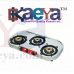 OkaeYa Stainless Steel Three Burner Gas Stove